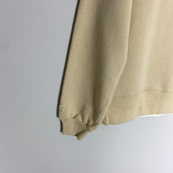 Everlane Track Oversized Crew Neck Sweatshirt in Cashew Womens XXS - Picture 6 of 7